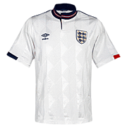Inglaterra<br>Camiseta Visitante<br>1987 - 1990