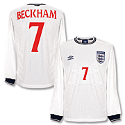 Beckham<br>Engeland Thuis Voetbalshirt<br>Euro 2000