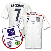 Beckham<br>Wembley Stadium openingswedstrijd Voetbalshirt<br>2007