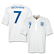 Beckham<br>Engeland Thuis Voetbalshirt<br>2010 - 2011