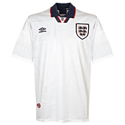 England<br>Home Shirt<br>1993 - 1995