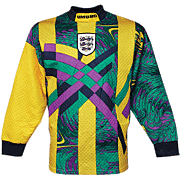 Inglaterra<br>Camiseta Visitante Portero<br>1993 - 1995