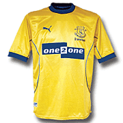 Everton<br>Away Jersey<br>2000 - 2001<br>