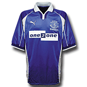 Everton<br>Home Jersey<br>2001 - 2002<br>