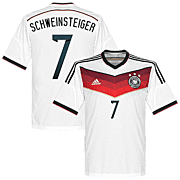 Schweinsteiger<br>Germany Home Shirt<br>2014 - 2015