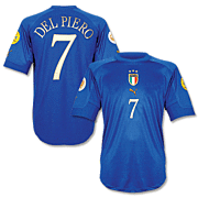 Del Piero<br>Italië Thuis Voetbalshirt<br>2004 - 2005