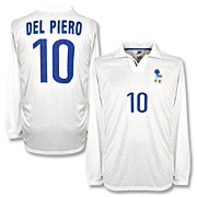 Del Piero<br>Italië Uit Voetbalshirt<br>1998 - 1999