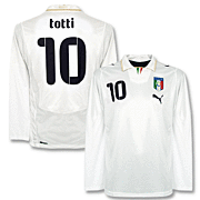 Totti<br>Italië Uit Voetbalshirt<br>2007 - 2008