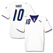 Maillot Totti<br>Italie Extérieur<br>2006 - 2007