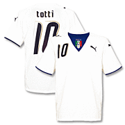 Totti<br>Camiseta Italia Visitante<br>2006 - 2007