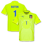 Buffon<br>Italy Away GK Shirt<br>2014 - 2015