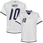 Totti<br>Italië Uit Voetbalshirt<br>2016 - 2017