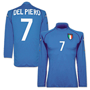 Del Piero<br>Italy Home Shirt<br>2002 - 2003
