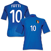 Totti<br>Camiseta Italia Local<br>2002 - 2003