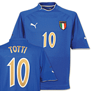 Totti<br>Italy Home Jersey<br>2003 - 2004