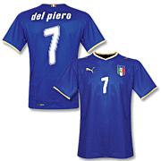 Del Piero<br>Camiseta Italia Local<br>2007 - 2008