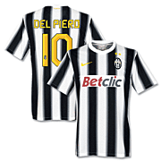Del Piero<br>Juventus Thuis Voetbalshirt<br>2011 - 2012
