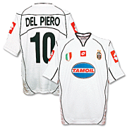 Del Piero<br>Juventus Away Shirt<br>2002 - 2003