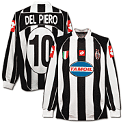 Del Piero<br>Juventus Thuis Voetbalshirt<br>2002 - 2003
