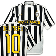 Del Piero<br>Juventus Thuis Voetbalshirt<br>2003 - 2004