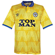 Leeds United<br>Away Shirt<br>1989 - 1992