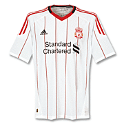 Liverpool<br>Camiseta Visitante<br>2010 - 2011