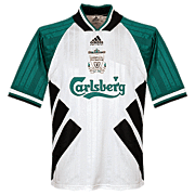 Liverpool<br>Camiseta Visitante<br>1993 - 1995