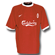 Liverpool<br>Camiseta Local<br>1998 - 1999