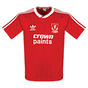Liverpool<br>Camiseta Local<br>1987 - 1988