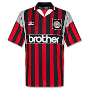 Manchester City<br>Away Shirt<br>1994 - 1995