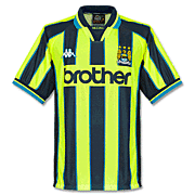 Manchester City<br>Away Shirt<br>1998 - 1999
