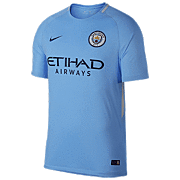 Manchester City<br>Home Shirt<br>2017 - 2018