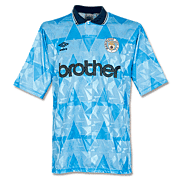 Manchester City<br>Home Shirt<br>1988 - 1991