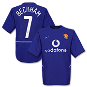 Beckham<br>Man Utd CL 3. Trikot<br>2002 - 2003