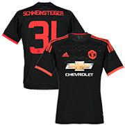 Schweinsteiger<br>Man Utd CL 3e Voetbalshirt<br>2015 - 2016