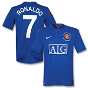 Ronaldo<br>Manchester United CL 3e Voetbalshirt<br>2008 - 2009