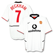 Beckham<br>Camiseta Man Utd CL Visitante<br>2002 - 2003