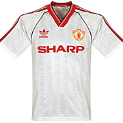 Man Utd<br>Away Shirt<br>1988 - 1990