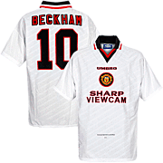 Beckham<br>Man Utd Away Jersey<br>1997 - 1998