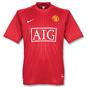 Man Utd<br>Home Shirt<br>2007 - 2008