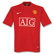 Man Utd<br>Home Shirt<br>2008 - 2009