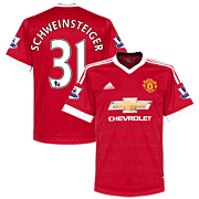 Maillot Schweinsteiger<br>Man Utd Domicile<br>2015 - 2016