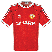 Man Utd<br>Home Shirt<br>1990 - 1992