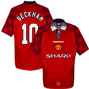 Beckham<br>Man Utd Home Jersey<br>1997 - 1998