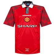 Man Utd<br>Home Shirt<br>1996 - 1998