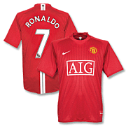 Ronaldo<br>Manchester United Thuisshirt<br>2007 - 2008