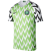 Nigeria<br>Thuis Voetbalshirt<br>2018 - 2019