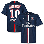 Zlatan Ibrahimovic<br>PSG Home Jersey<br>2014 - 2015