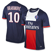 Zlatan Ibrahimovic<br>PSG Home Shirt<br>2013 - 2014