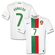 Ronaldo<br>Portugal Uit Voetbalshirt<br>2010 - 2011